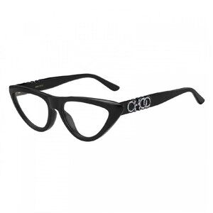 NEW JIMMY CHOO WOMEN EYEGLASSES, CAT EYE WOMEN BLACK EYEWEAR JIMMY CHOO